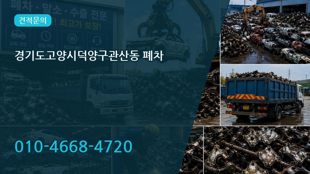 경기도고양시덕양구관산동 폐차 비교형