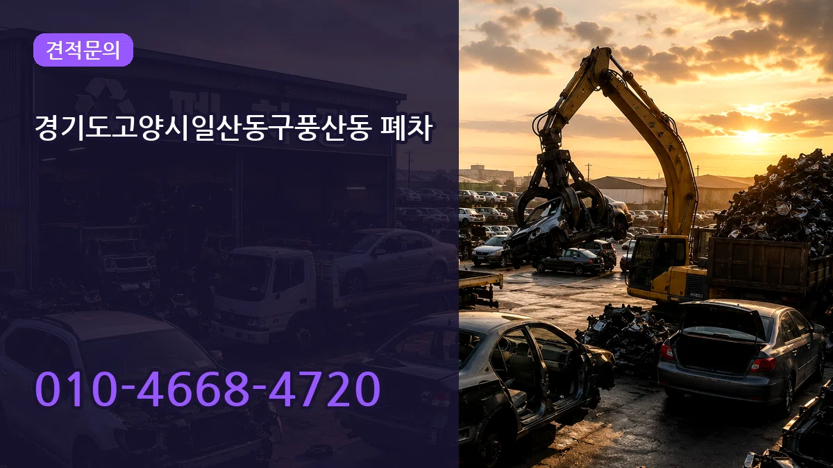 경기도고양시일산동구풍산동 폐차 정보형