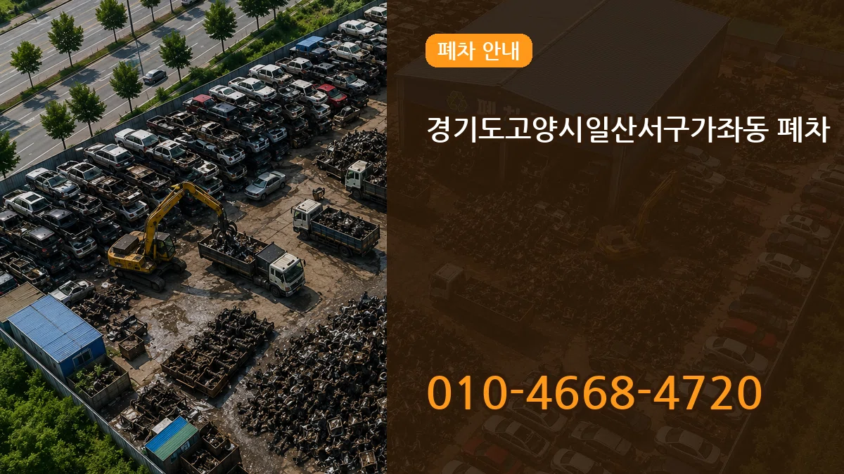 경기도고양시일산서구가좌동 폐차 질문형