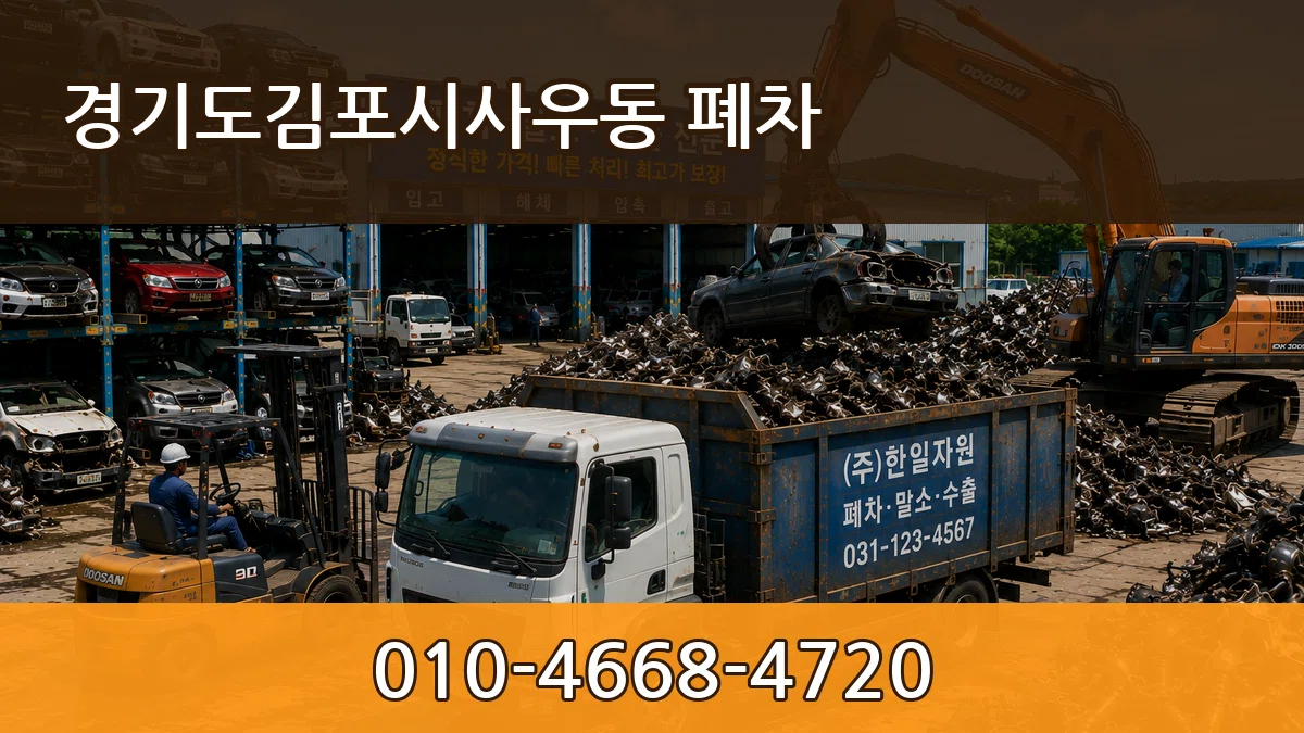 경기도김포시사우동 폐차 절차형