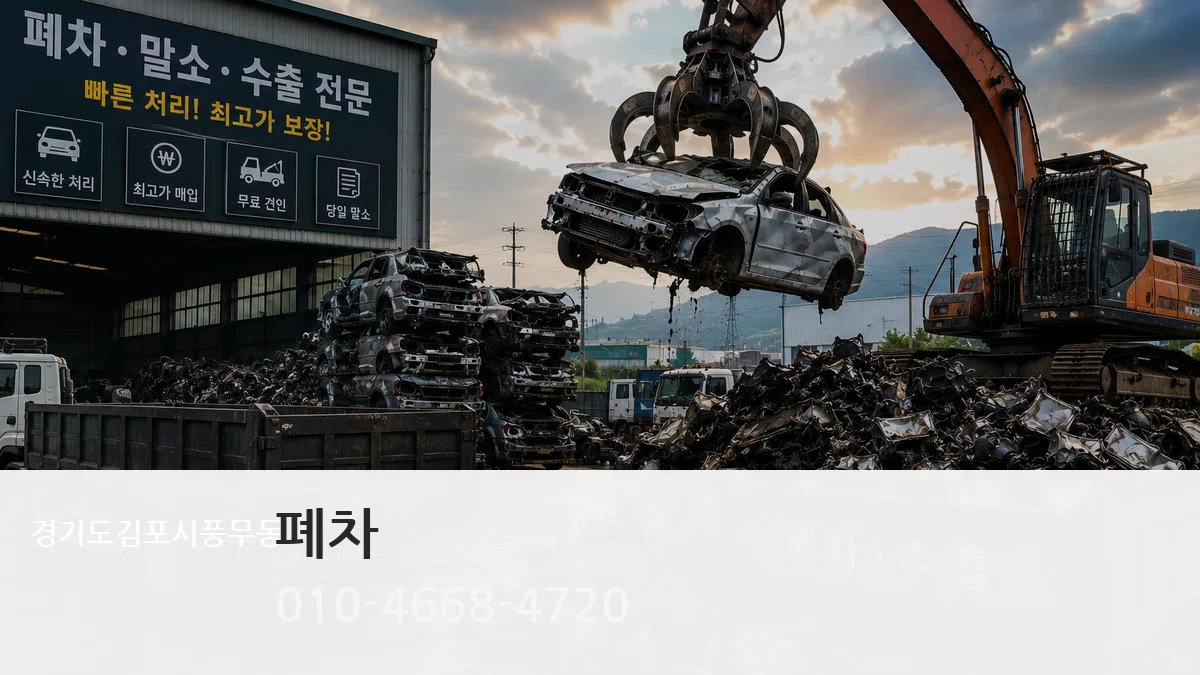 경기도김포시풍무동 폐차 사례형