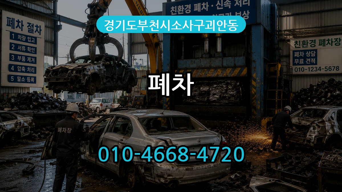 경기도부천시소사구괴안동 폐차 정보형