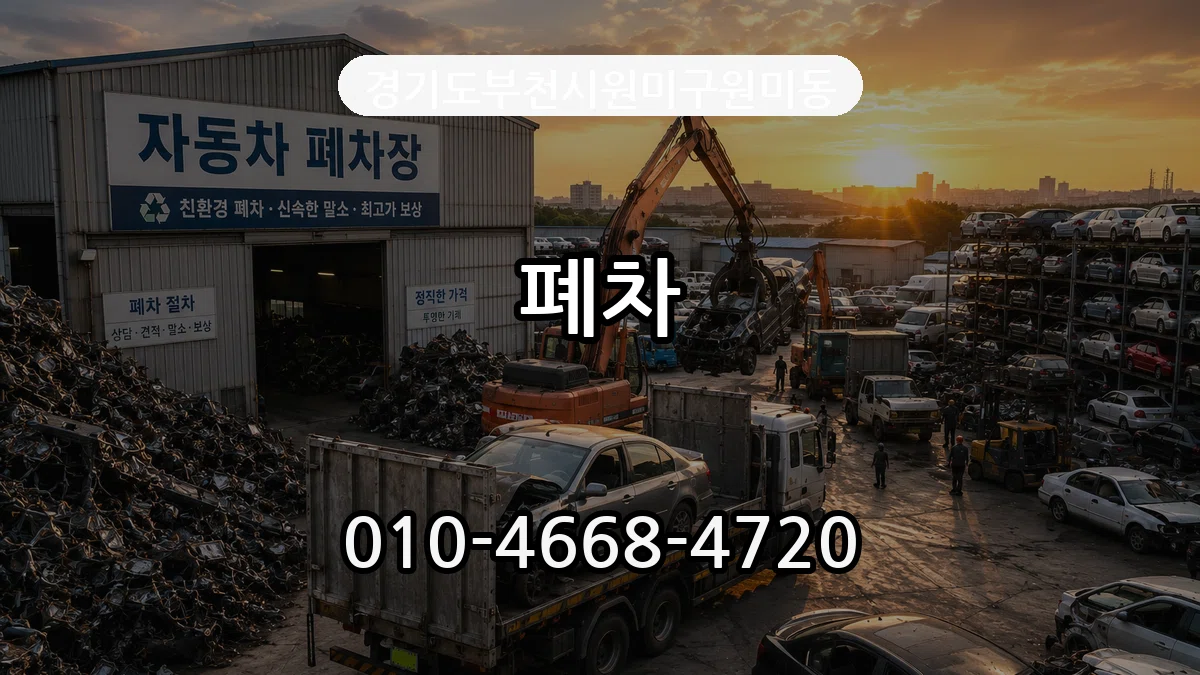 경기도부천시원미구원미동 폐차 정보형