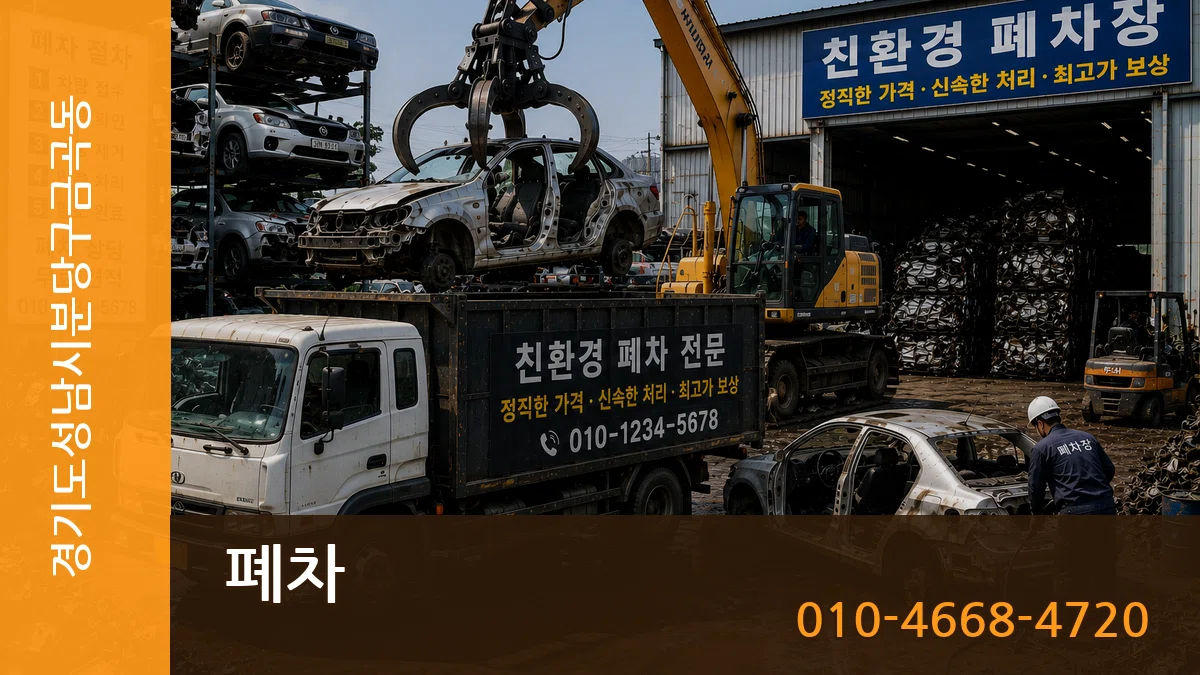 경기도성남시분당구금곡동 폐차 지역형