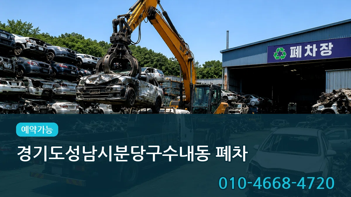 경기도성남시분당구수내동 폐차 비교형