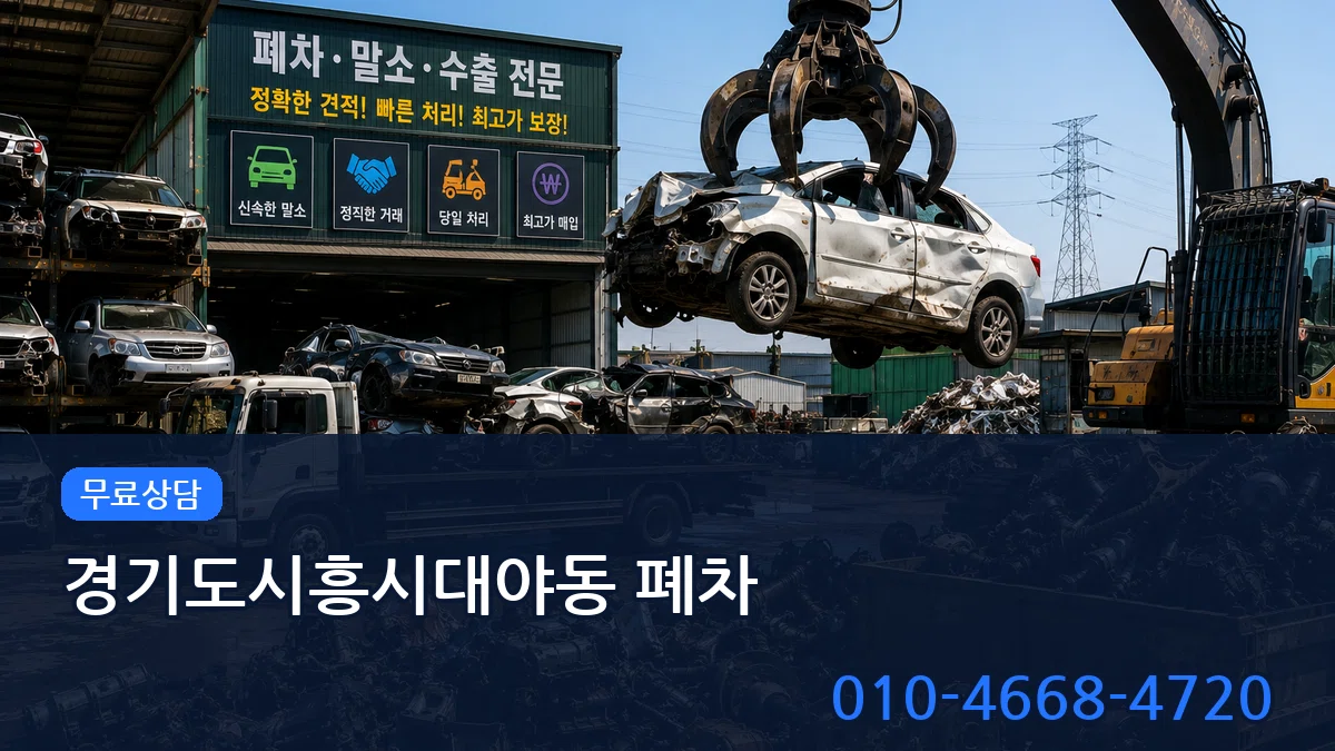 경기도시흥시대야동 폐차 FAQ형