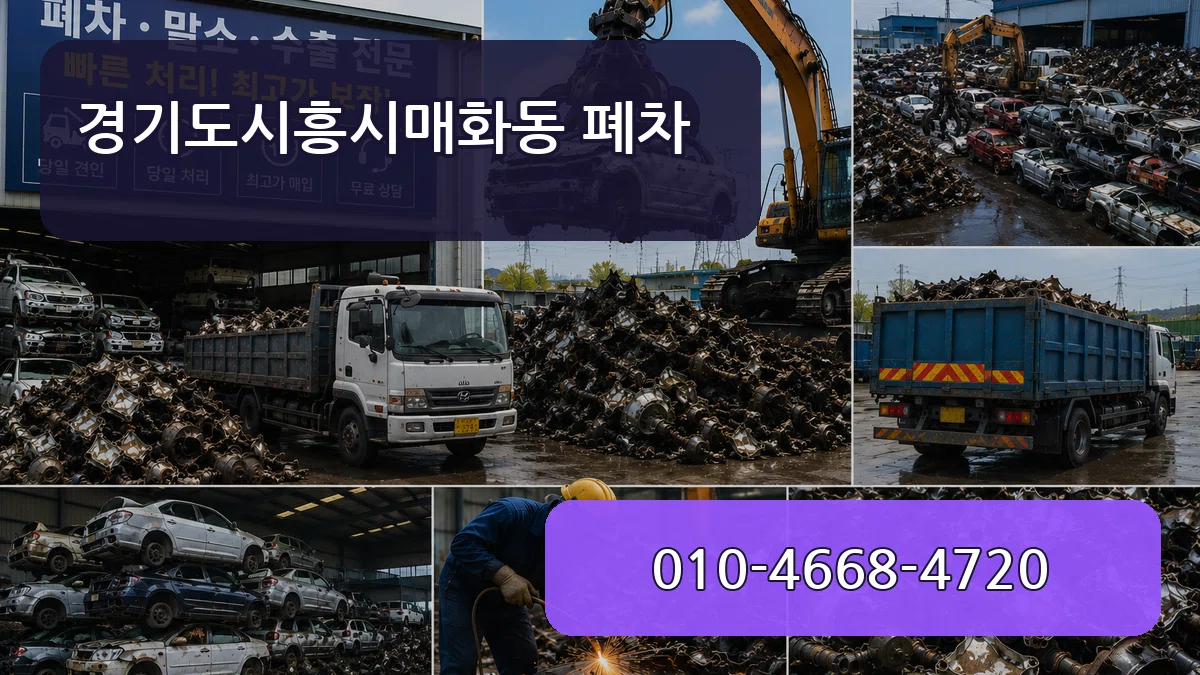 경기도시흥시매화동 폐차 비교형