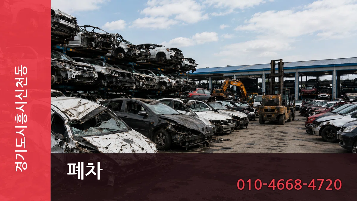 경기도시흥시신천동 폐차 서류형