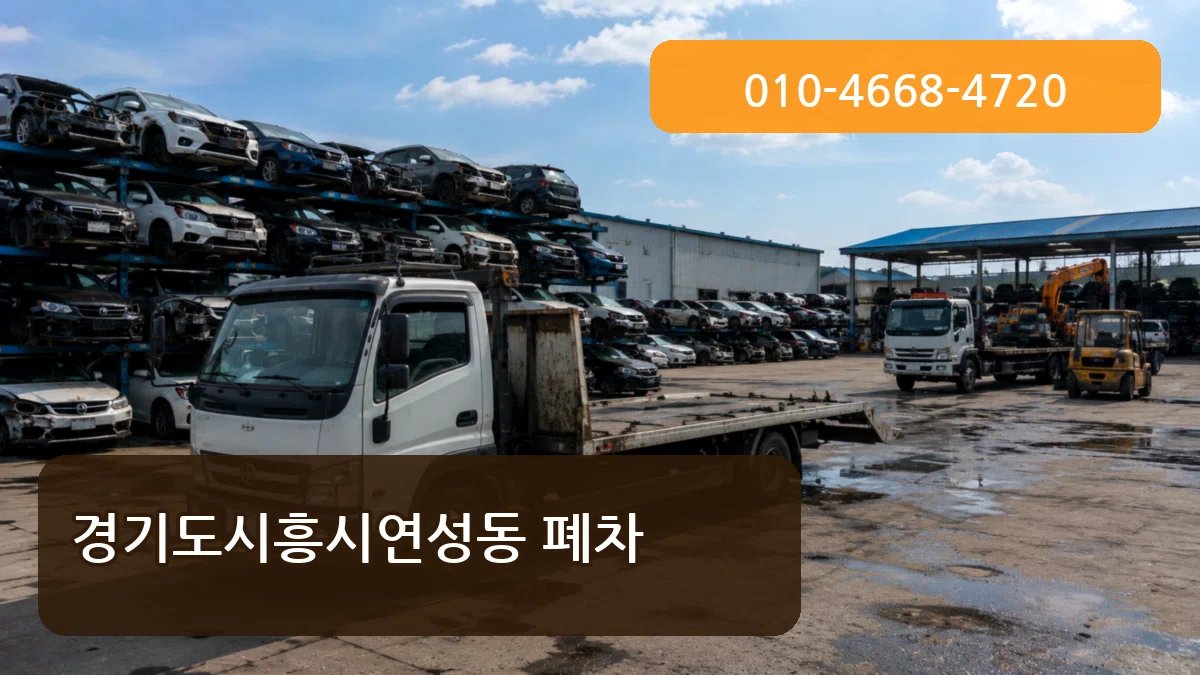 경기도시흥시연성동 폐차 서류형