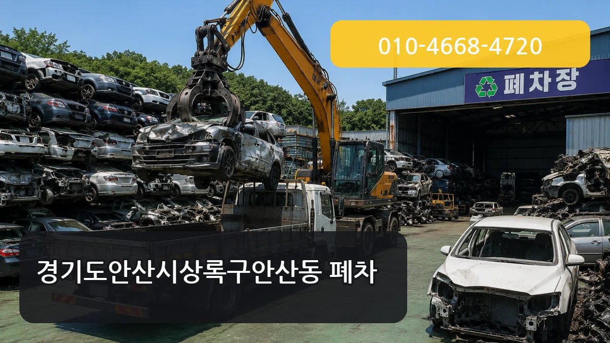 경기도안산시상록구안산동 폐차 비교형