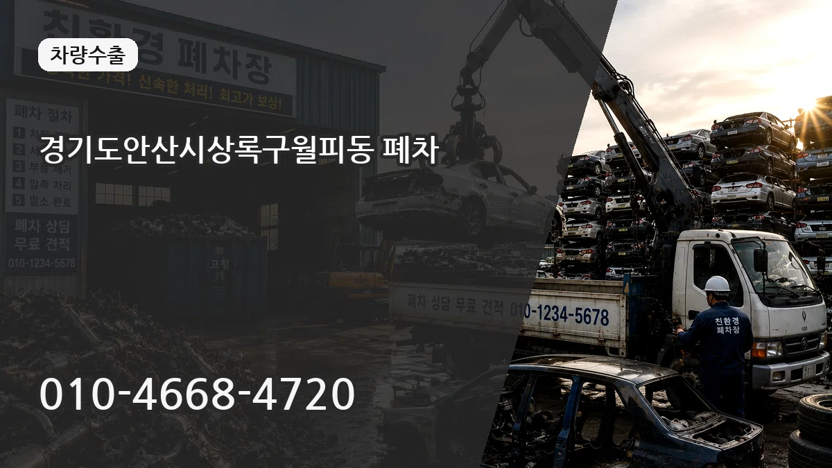 경기도안산시상록구월피동 폐차 지역형