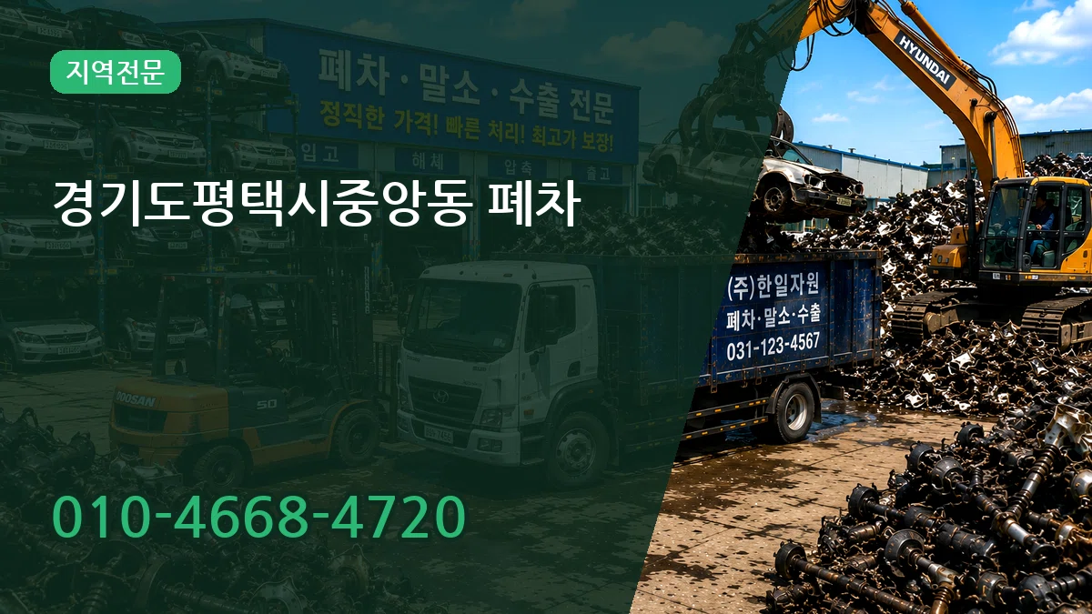경기도평택시중앙동 폐차 절차형