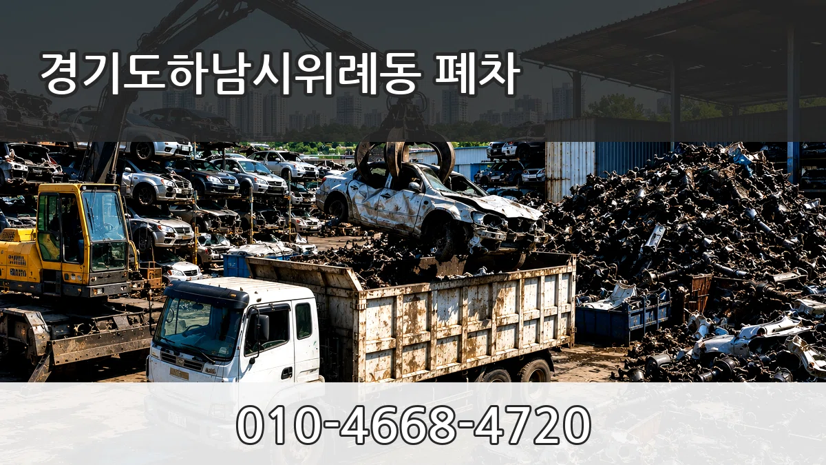 경기도하남시위례동 폐차 주의사항형