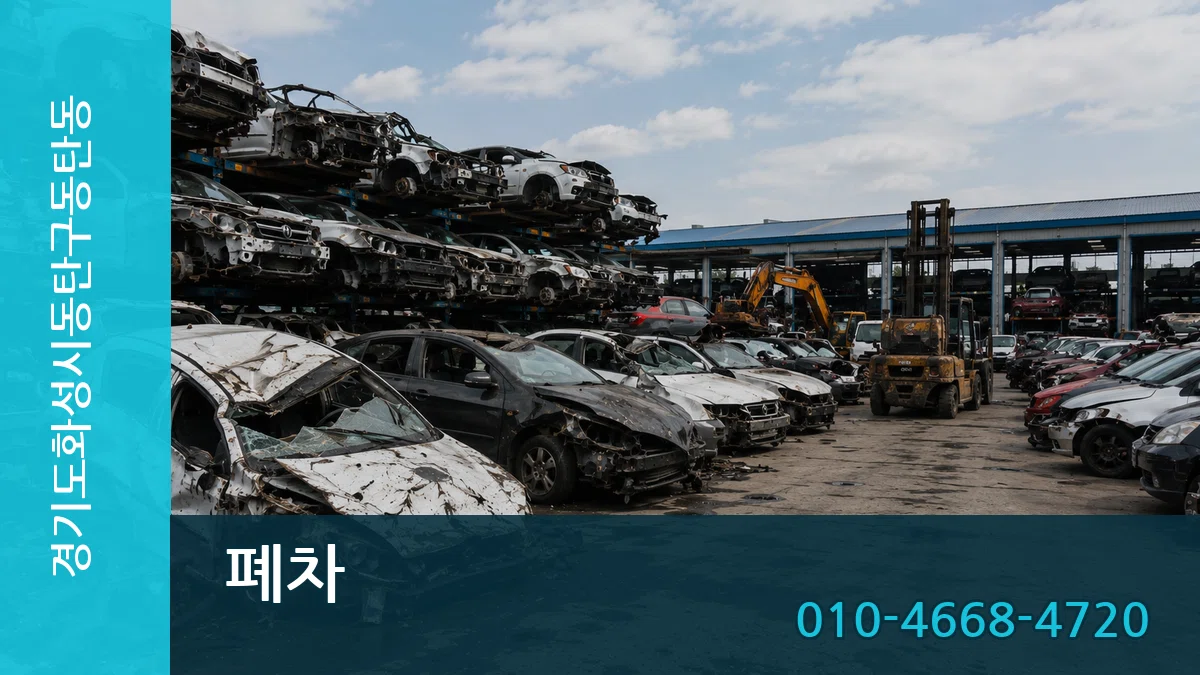 경기도화성시동탄구동탄동 폐차 서류형