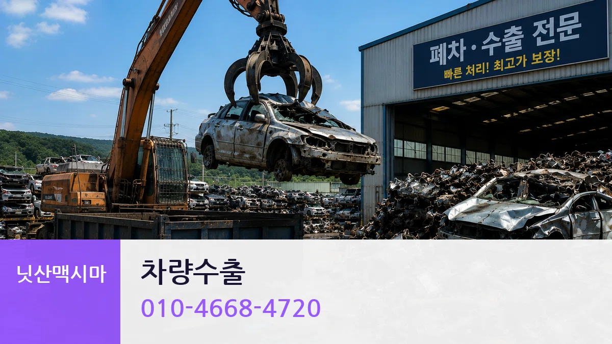 닛산맥시마 차량수출 사례형