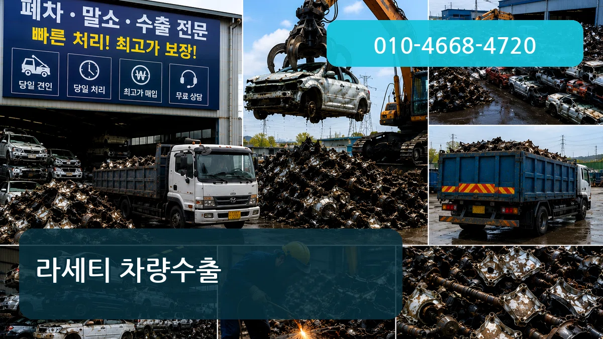 라세티 차량수출 비교형