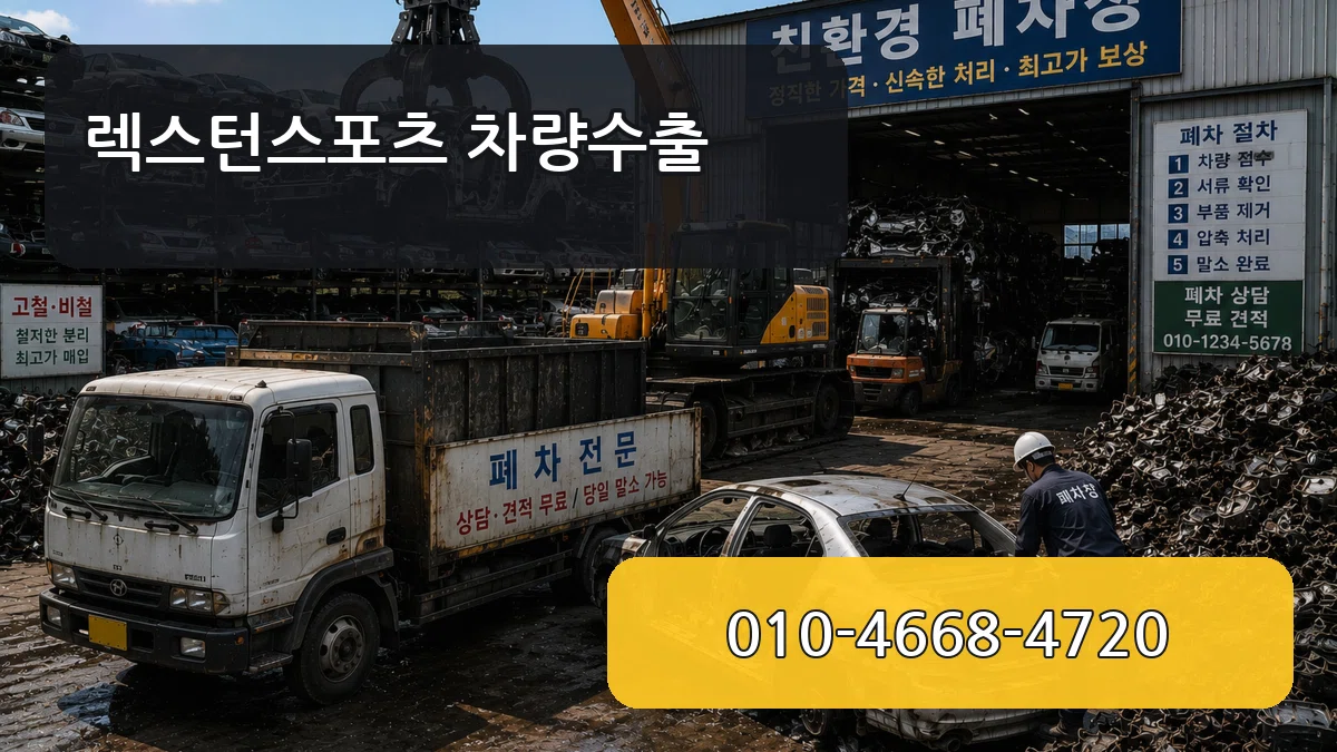 렉스턴스포츠 차량수출 지역형