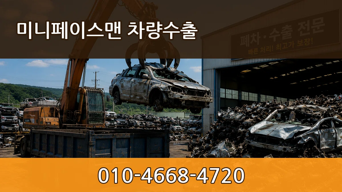 미니페이스맨 차량수출 사례형