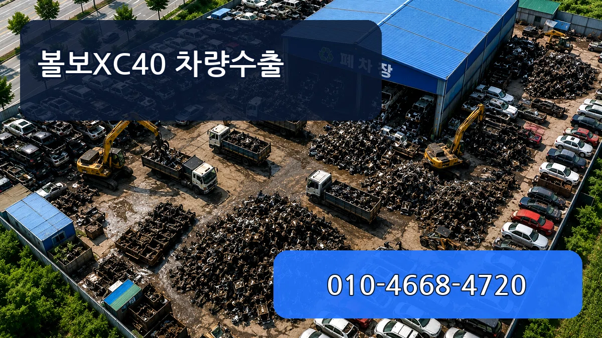 볼보XC40 차량수출 질문형