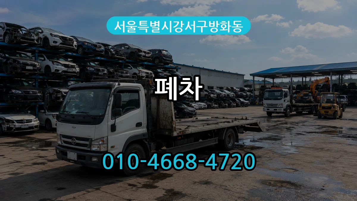 서울특별시강서구방화동 폐차 서류형