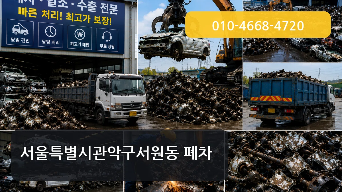 서울특별시관악구서원동 폐차 비교형