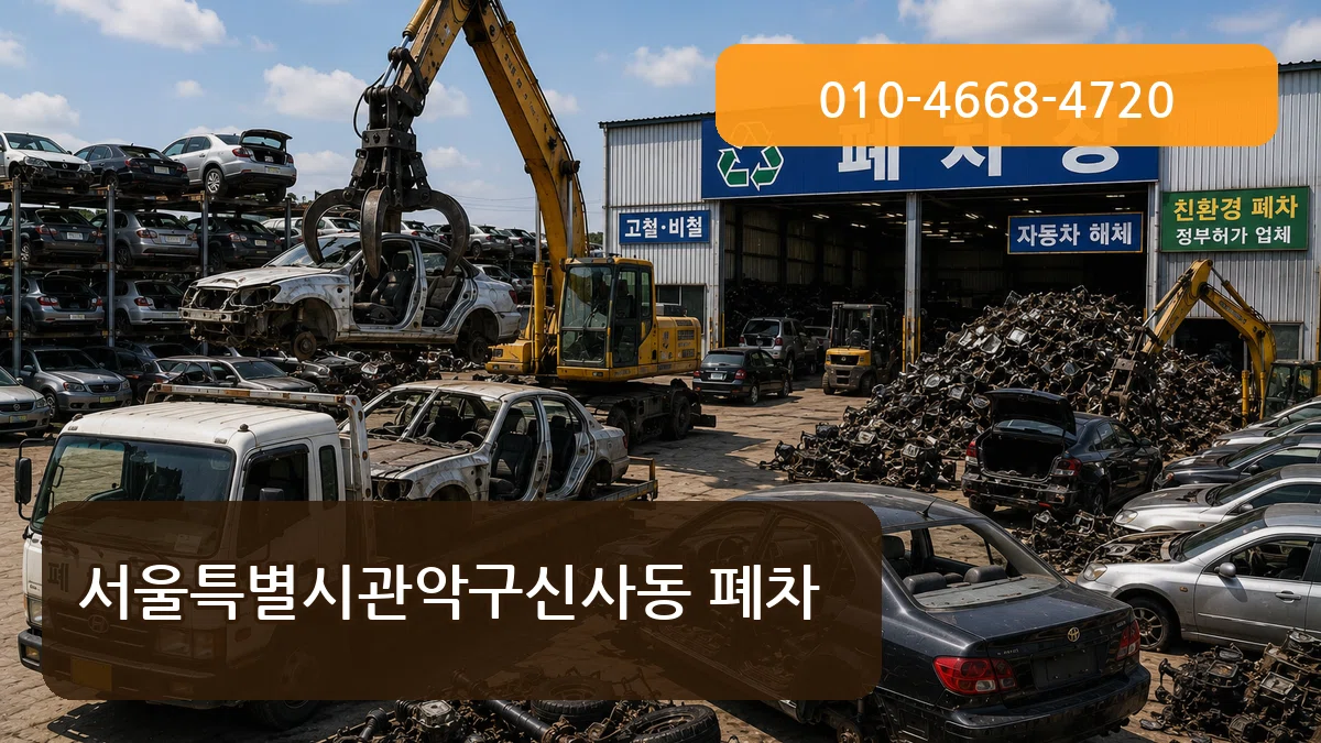 서울특별시관악구신사동 폐차 정보형