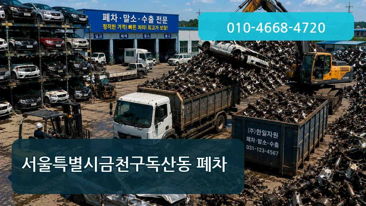 서울특별시금천구독산동 폐차 FAQ형