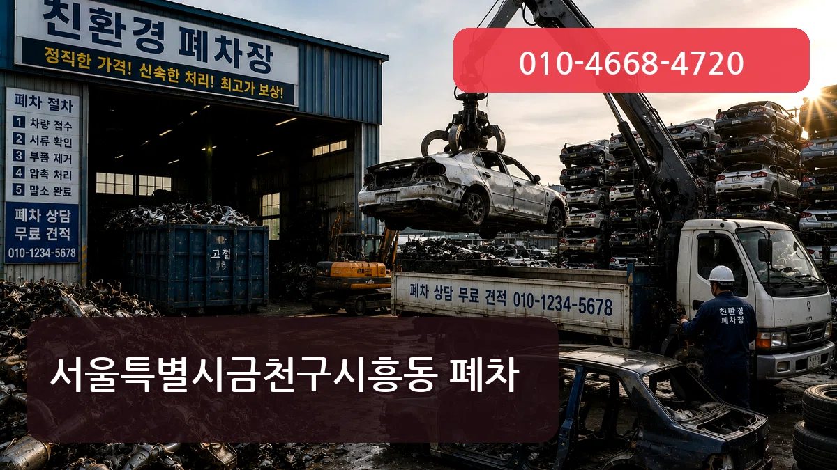 서울특별시금천구시흥동 폐차 FAQ형