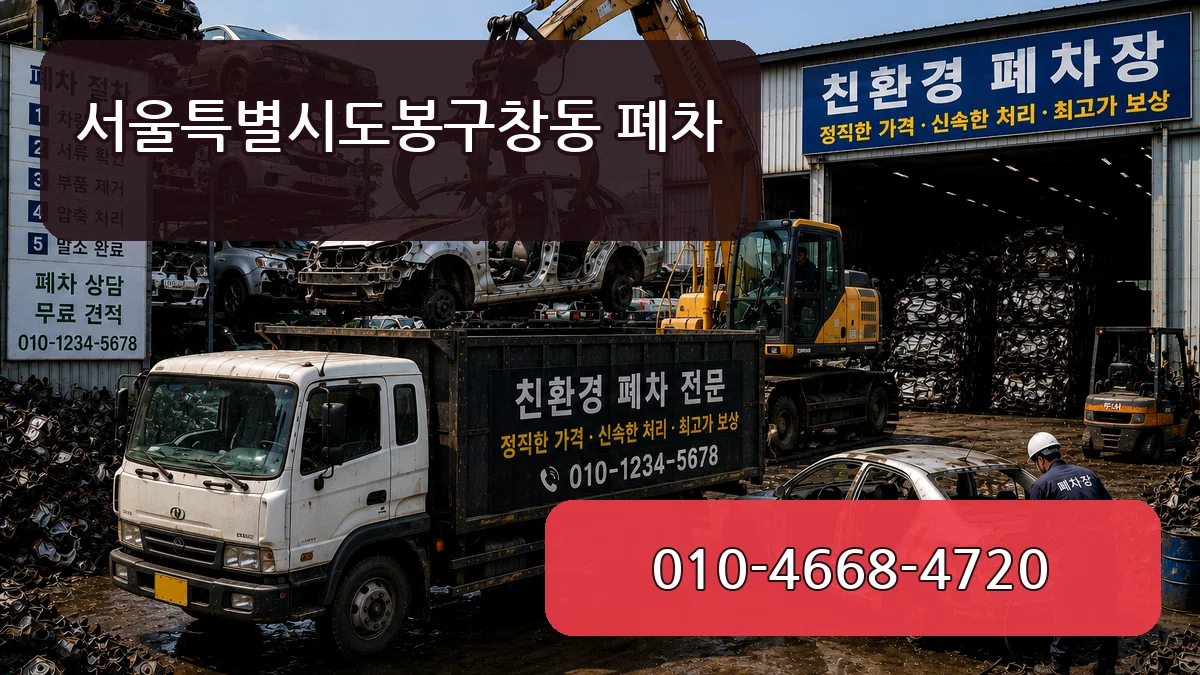 서울특별시도봉구창동 폐차 지역형