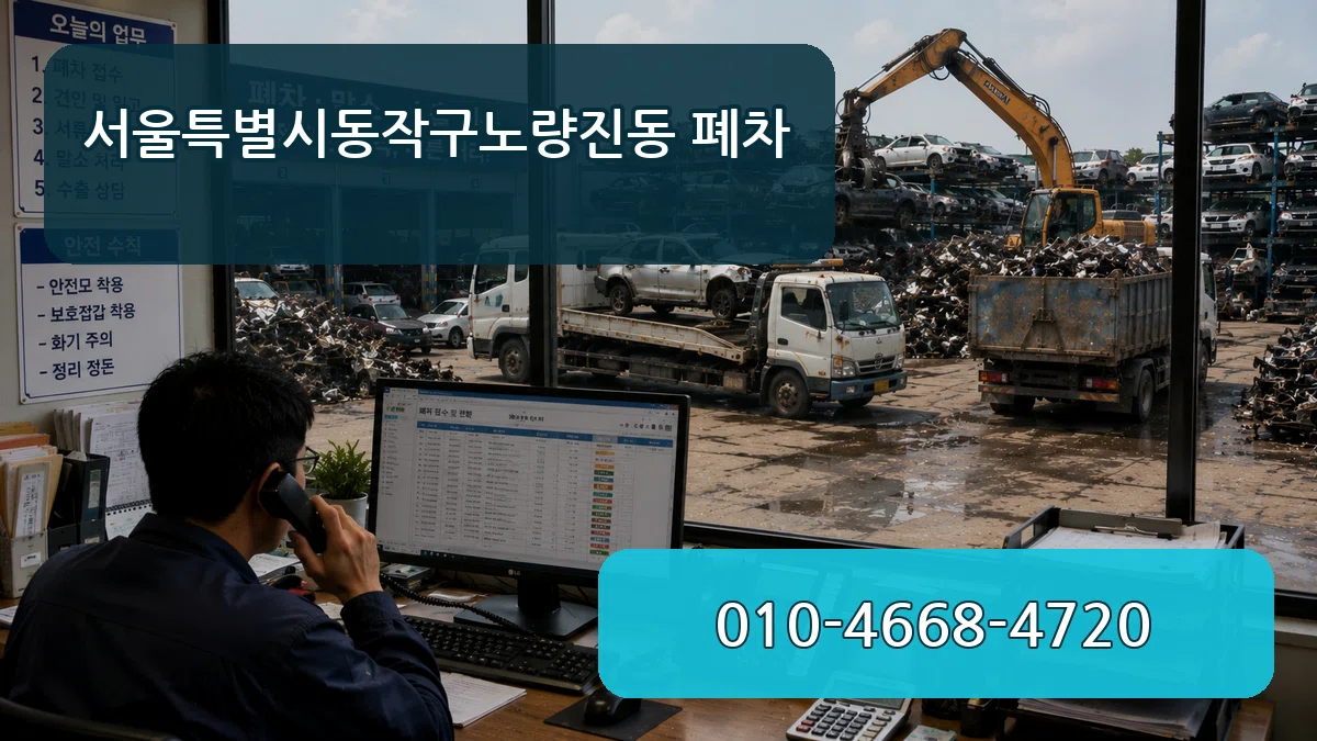 서울특별시동작구노량진동 폐차 FAQ형
