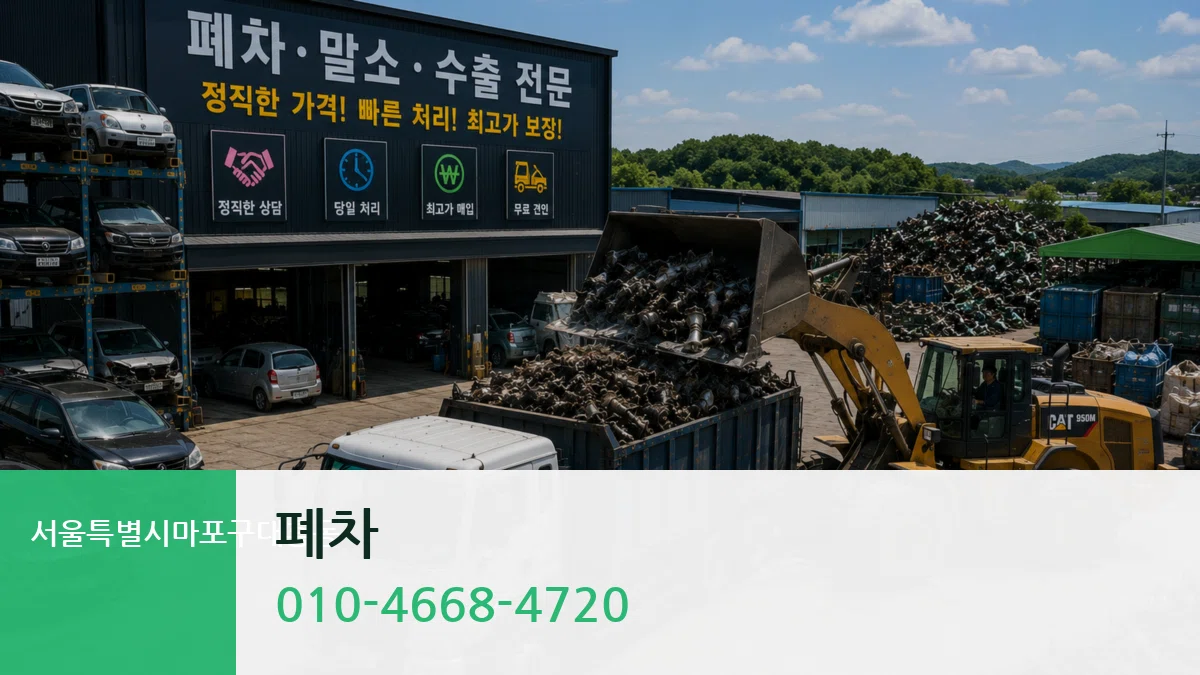 서울특별시마포구대흥동 폐차 절차형