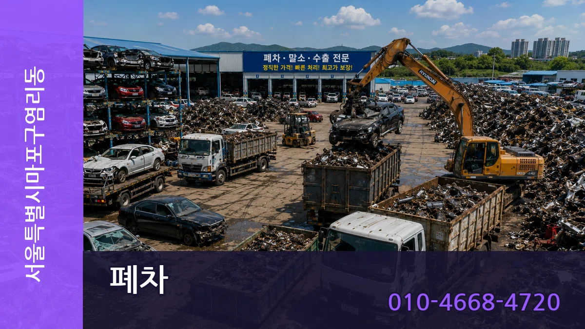 서울특별시마포구염리동 폐차 비용형