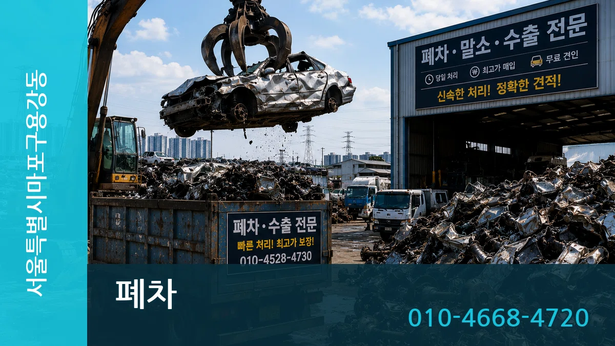 서울특별시마포구용강동 폐차 사례형