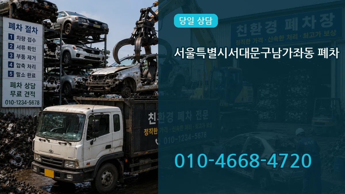 서울특별시서대문구남가좌동 폐차 지역형