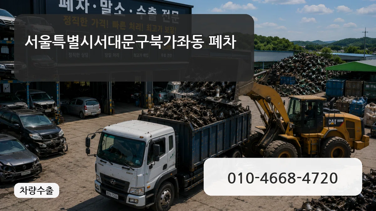 서울특별시서대문구북가좌동 폐차 절차형