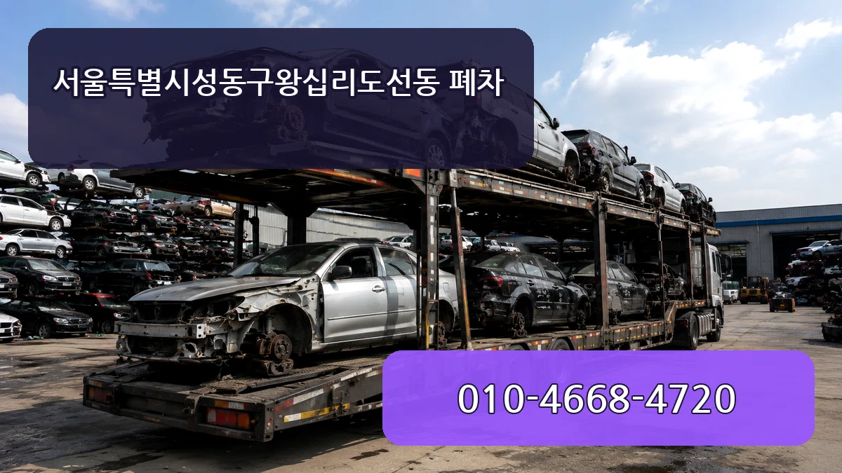 서울특별시성동구왕십리도선동 폐차 주의사항형