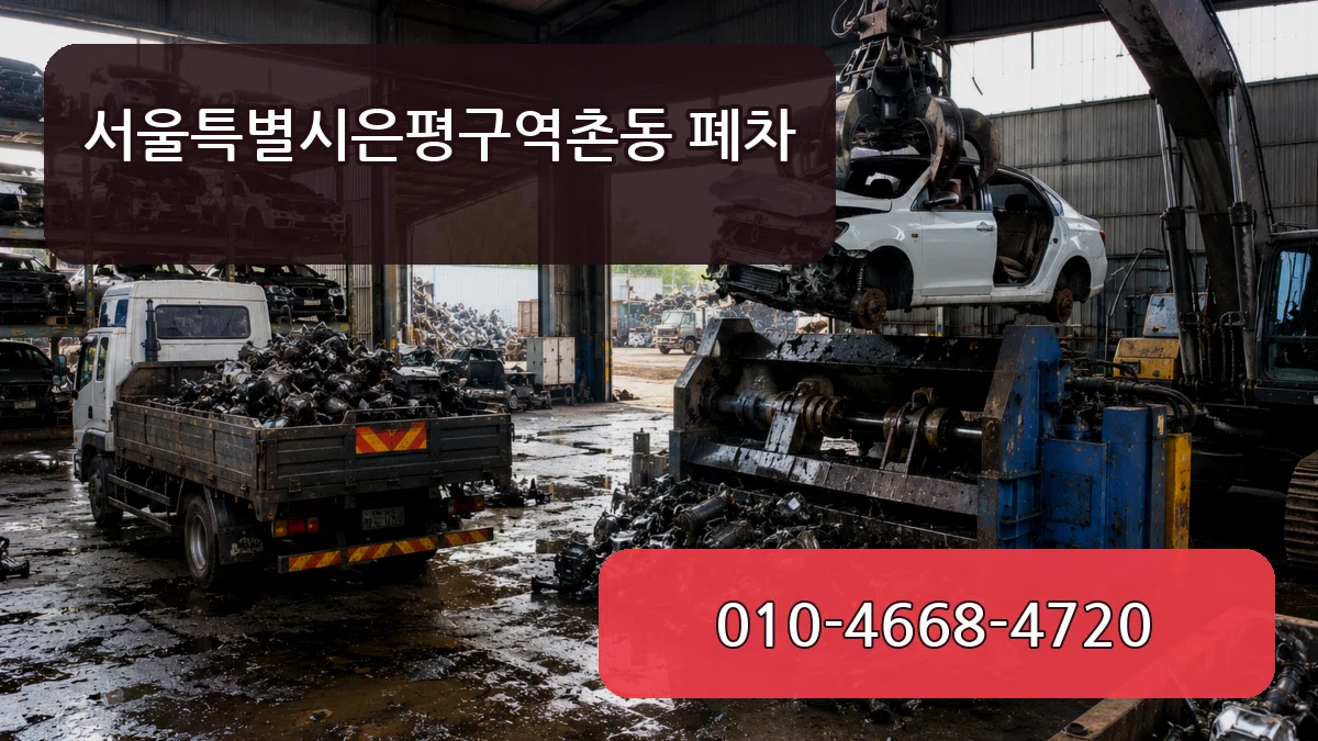 서울특별시은평구역촌동 폐차 사례형