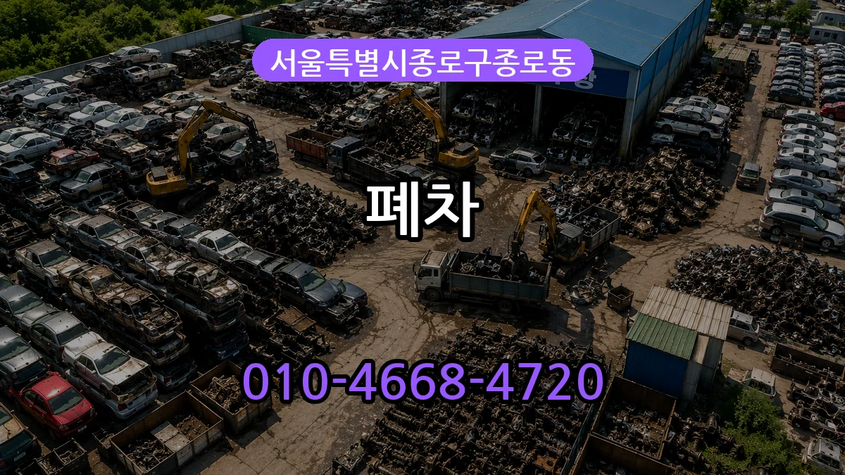서울특별시종로구종로동 폐차 질문형