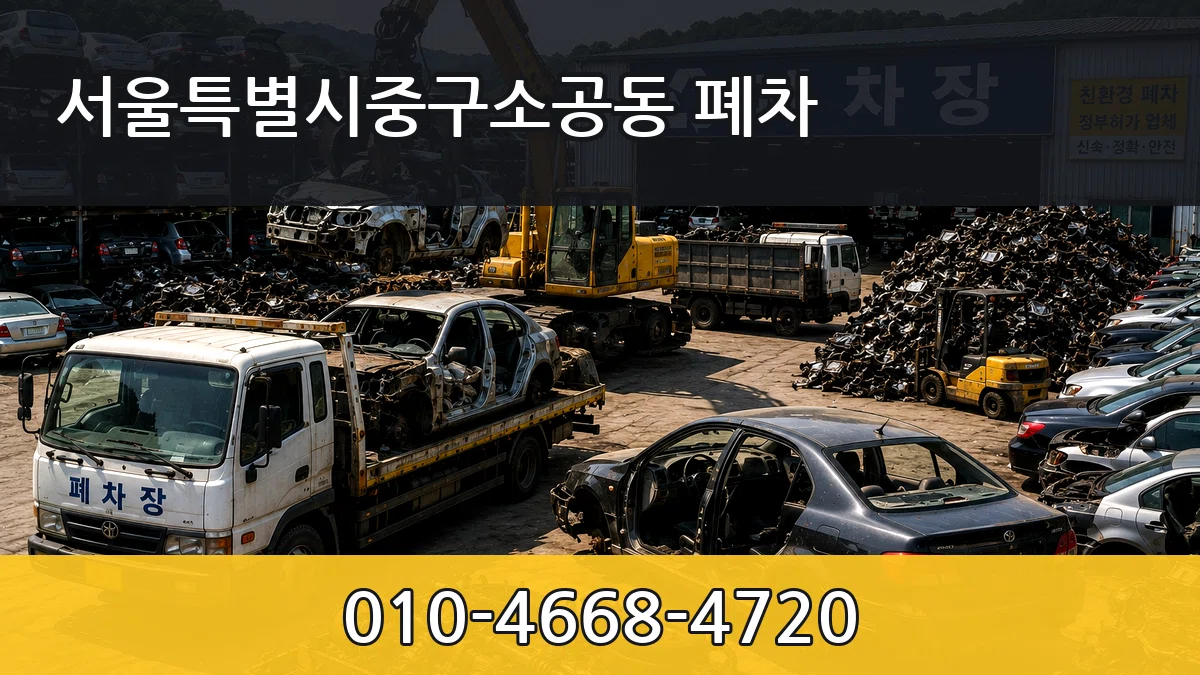 서울특별시중구소공동 폐차 정보형