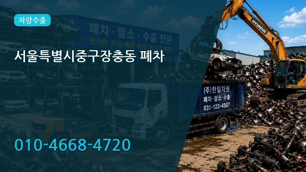 서울특별시중구장충동 폐차 절차형