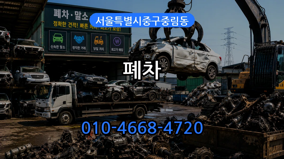 서울특별시중구중림동 폐차 사례형