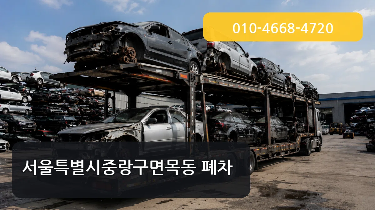 서울특별시중랑구면목동 폐차 FAQ형