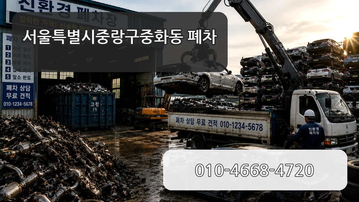 서울특별시중랑구중화동 폐차 지역형