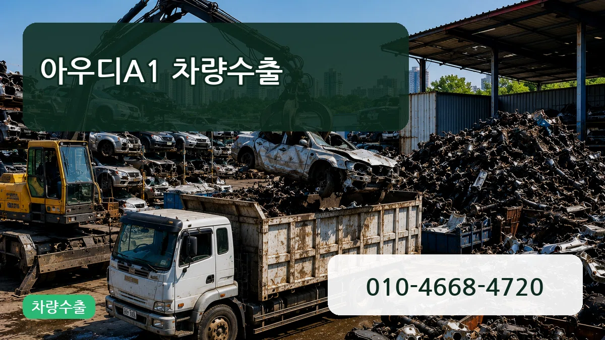 아우디A1 차량수출 절차형