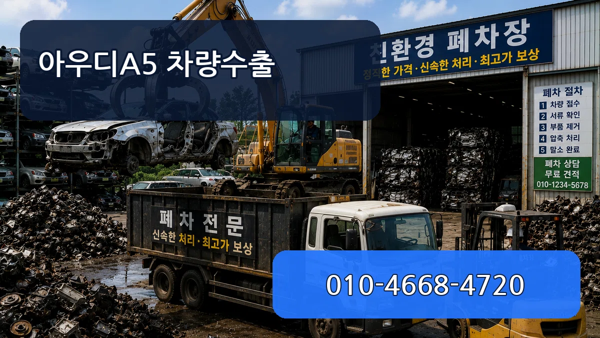 아우디A5 차량수출 지역형