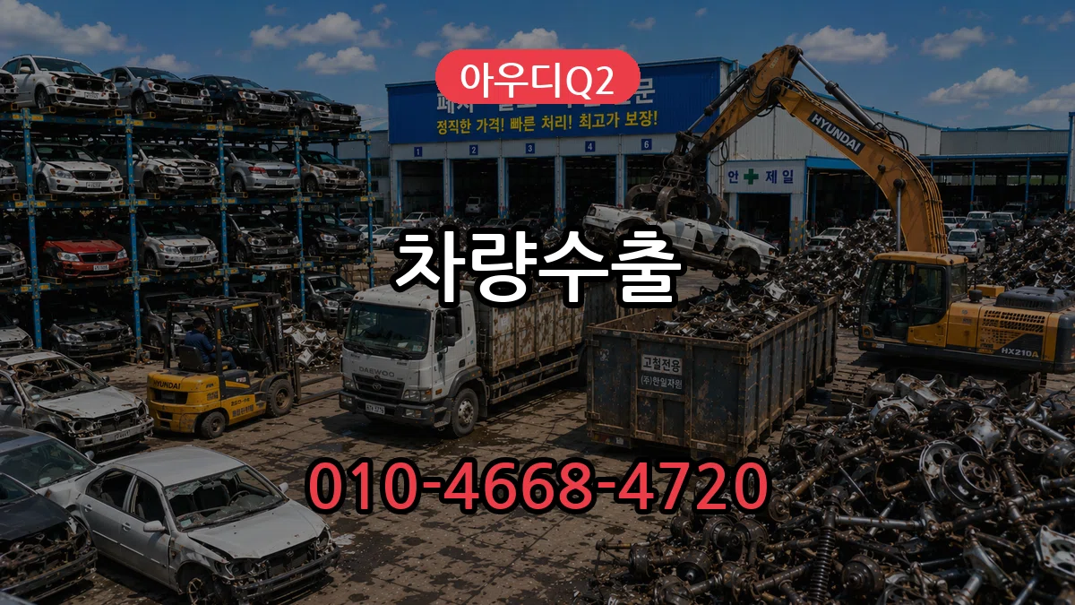 아우디Q2 차량수출 비용형