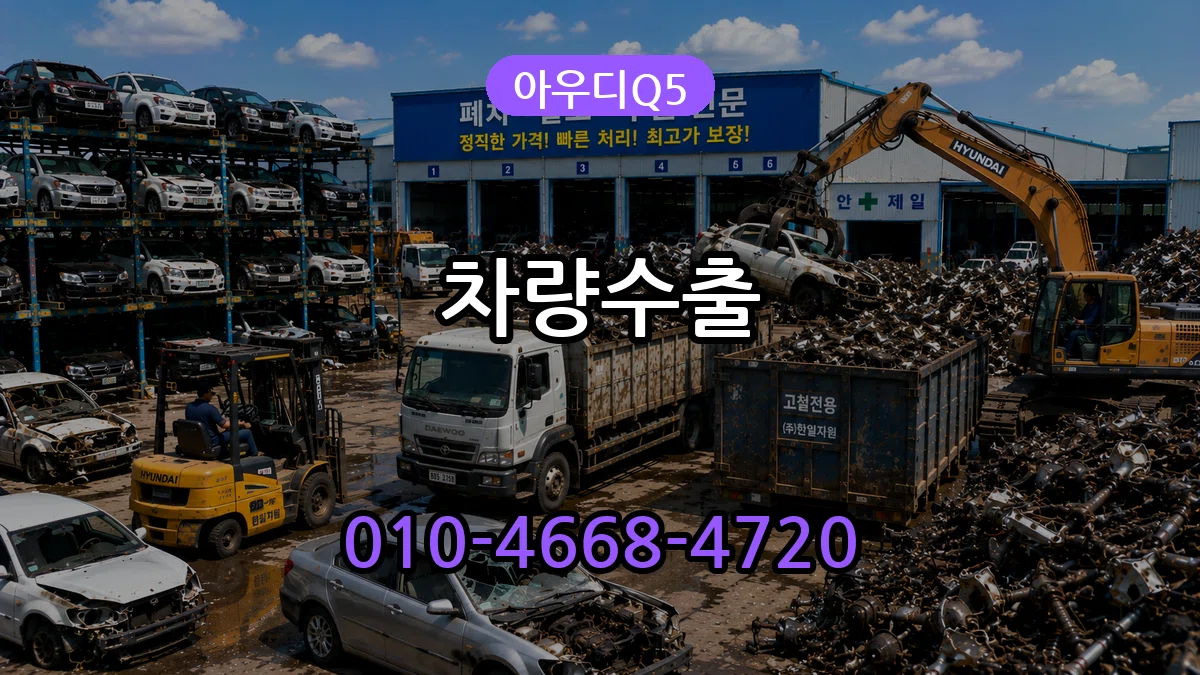 아우디Q5 차량수출 비용형