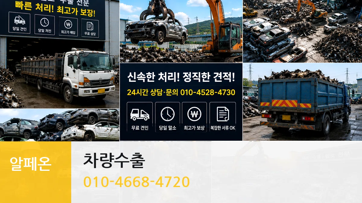 알페온 차량수출 비교형