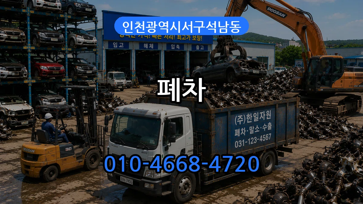 인천광역시서구석남동 폐차 절차형