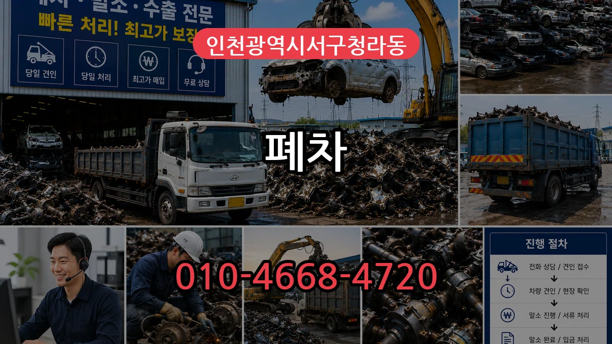 인천광역시서구청라동 폐차 FAQ형